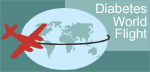 Diabetes World Flight Logo